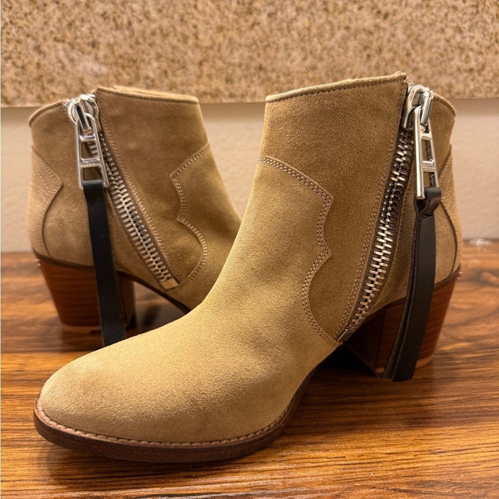 NEW Zadig & Voltaire Molly Suede Ankle Boots - Picture 4 of 7